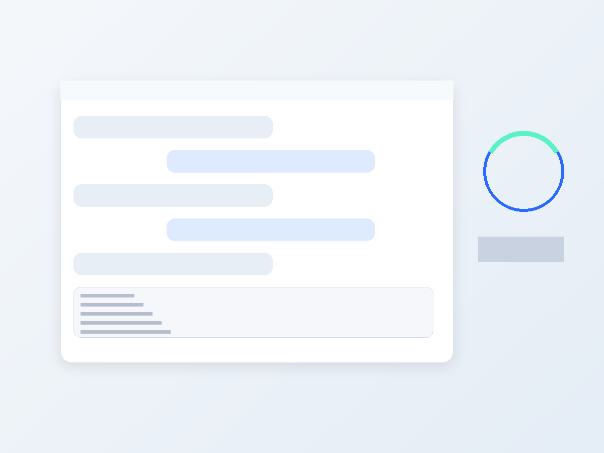 Team chat → auto-generated daily/weekly reports 配图
